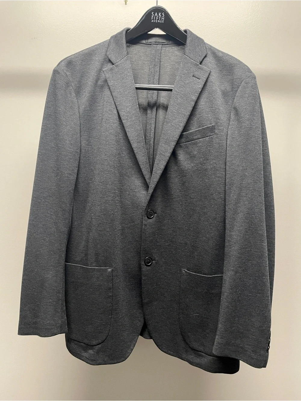 Uniqlo Men's Gray Knit Blazer